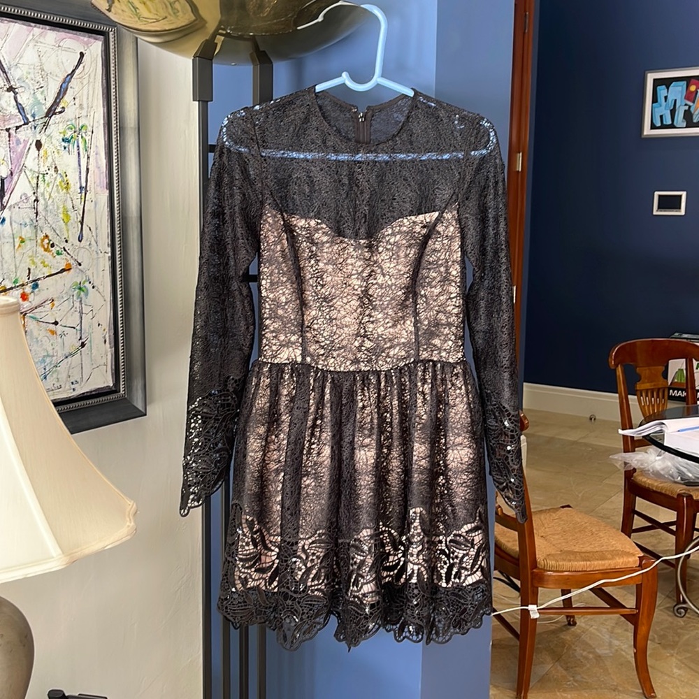 Alexis Black Lace Dress